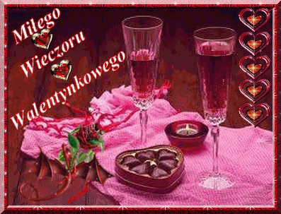 Miłego wieczoru walentynkowego